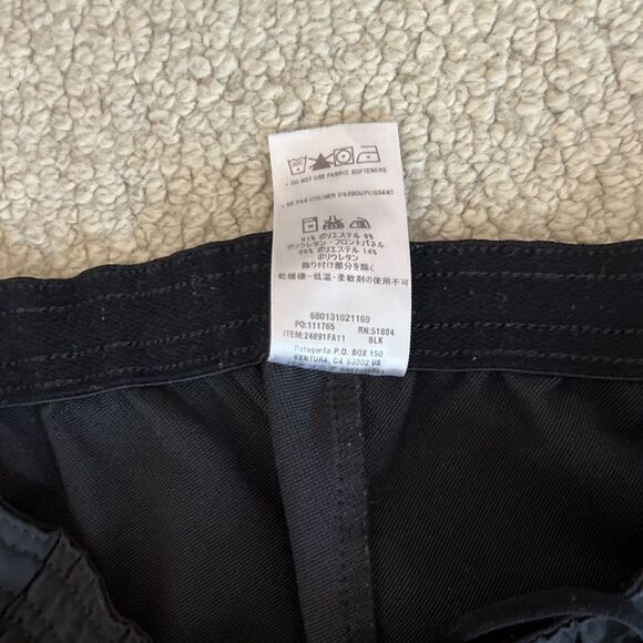 Patagonia Integral Pants Black Softshell Stretch Hiking Outdoor Travel | Wms S - Picture 4 of 15
